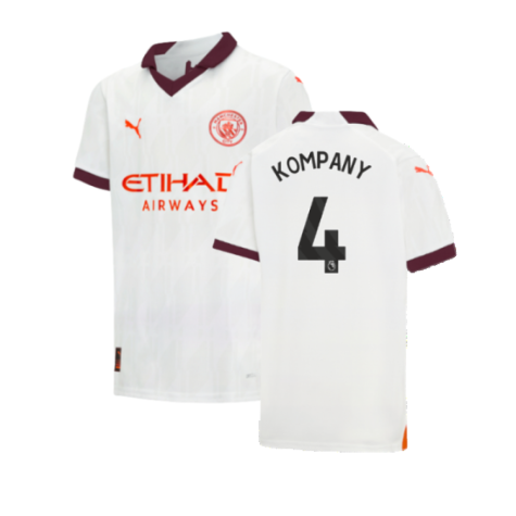 2023-2024 Man City Away Shirt (Kids) (KOMPANY 4)