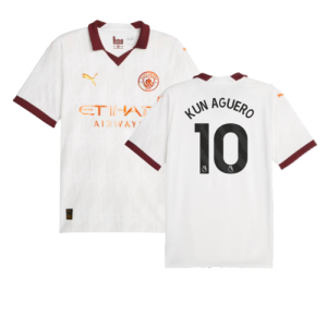 2023-2024 Man City Away Shirt (KUN AGUERO 10)