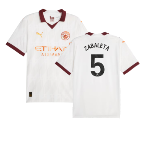 2023-2024 Man City Away Shirt (ZABALETA 5)