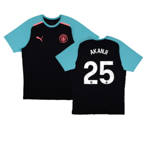 2023-2024 Man City Casuals Tee (Navy) (AKANJI 25)