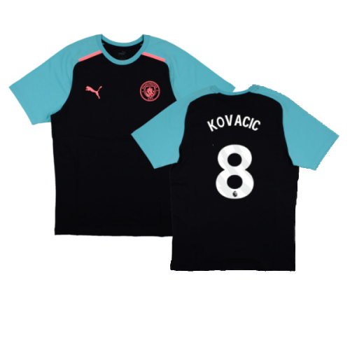 2023-2024 Man City Casuals Tee (Navy) (Kovacic 8)