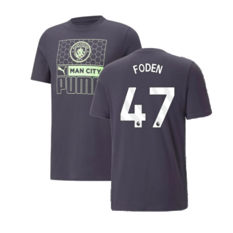 2023-2024 Man City FtblCore AOP Tee (Dark Navy) (FODEN 47)