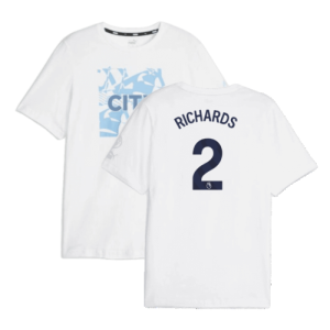 2023-2024 Man City FtblCore Graphic Tee (White) (RICHARDS 2)