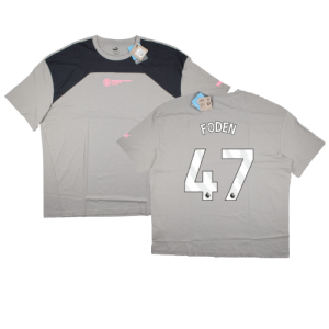 2023-2024 Man City FtblCulture Tee (Smokey Grey) (FODEN 47)