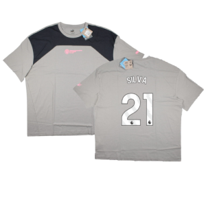 2023-2024 Man City FtblCulture Tee (Smokey Grey) (SILVA 21) 2023-2024 Man City FtblCulture Tee (Smokey Grey) (SILVA 21)