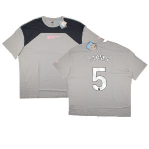 2023-2024 Man City FtblCulture Tee (Smokey Grey) (STONES 5)