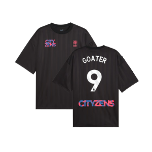 2023-2024 Man City FtblNrgy Jersey (Black) (GOATER 9)