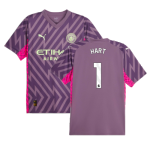 2023-2024 Man City Goalkeeper Shirt (Purple Charcoal) (Hart 1)