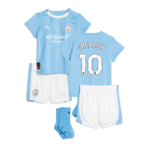 2023-2024 Man City Home Baby Kit (GREALISH 10)