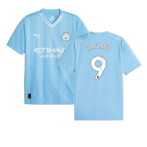 2023-2024 Man City Home Shirt (HAALAND 9)