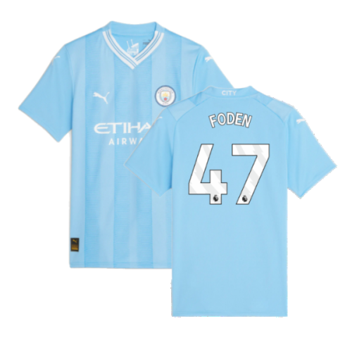 2023-2024 Man City Home Shirt (Ladies) (FODEN 47)