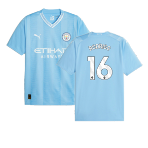 2023-2024 Man City Home Shirt (RODRIGO 16)