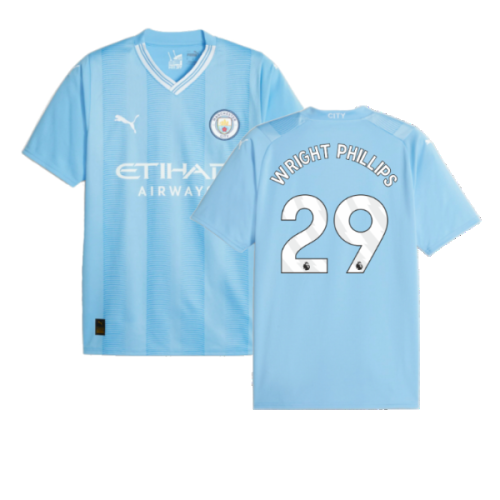 2023-2024 Man City Home Shirt (WRIGHT PHILLIPS 29)