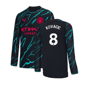 2023-2024 Man City Long Sleeve Third Shirt (KOVACIC 8)