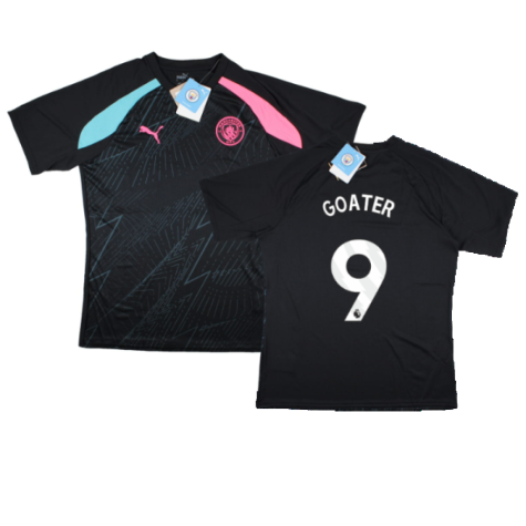 2023-2024 Man City Pre-Match Jersey (Dark Navy) (GOATER 9)