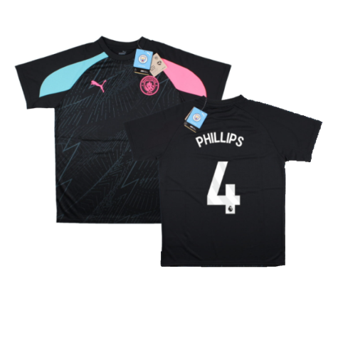 2023-2024 Man City Pre-Match Jersey (Dark Navy) - Kids (PHILLIPS 4)