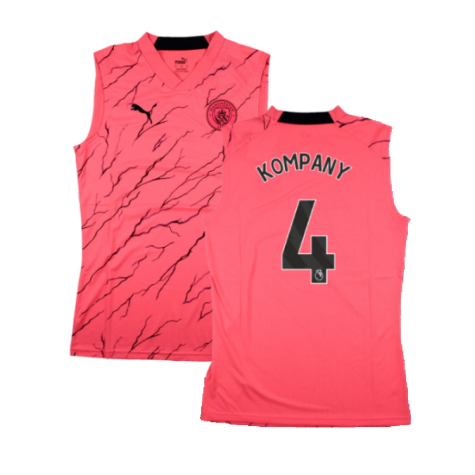 2023-2024 Man City Sleeveless Training Jersey (Sunset Glow) (KOMPANY 4)