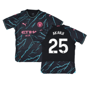 2023-2024 Man City Third Authentic Shirt (AKANJI 25)