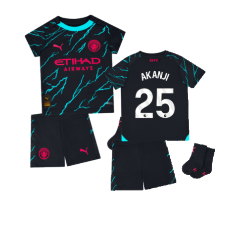 2023-2024 Man City Third Baby Kit (AKANJI 25)