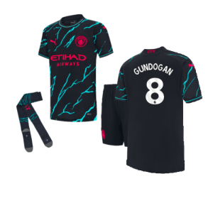 2023-2024 Man City Third Mini Kit (GUNDOGAN 8)