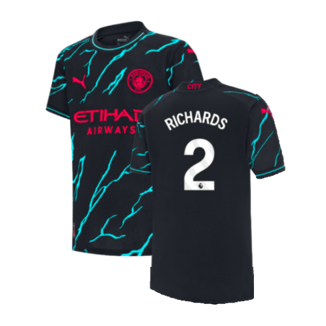 2023-2024 Man City Third Shirt (Kids) (RICHARDS 2)