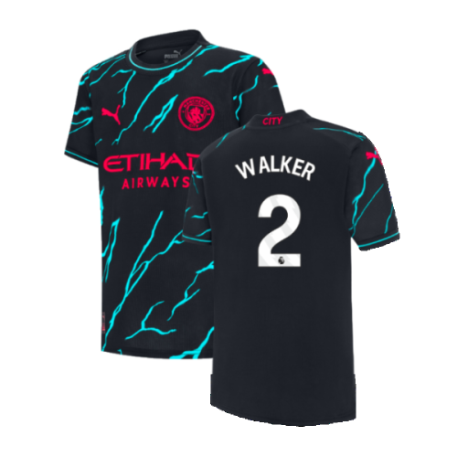 2023-2024 Man City Third Shirt (Kids) (WALKER 2)