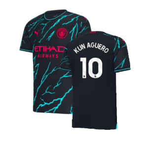 2023-2024 Man City Third Shirt (KUN AGUERO 10)