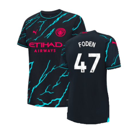 2023-2024 Man City Third Shirt (Ladies) (FODEN 47)