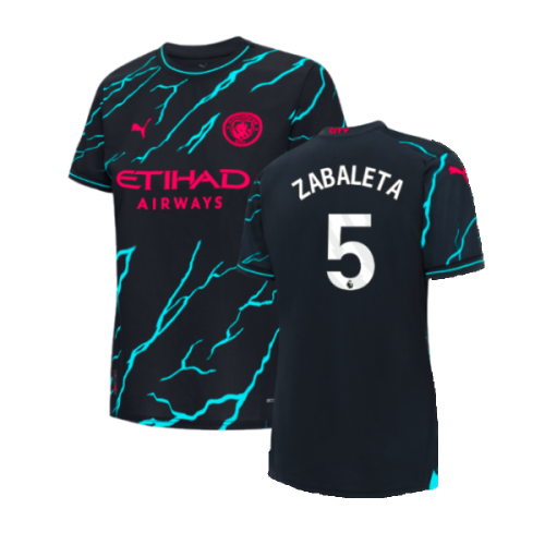 2023-2024 Man City Third Shirt (Ladies) (ZABALETA 5)