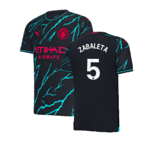 2023-2024 Man City Third Shirt (ZABALETA 5)