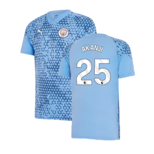 2023-2024 Man City Training Jersey (Light Blue) (AKANJI 25)