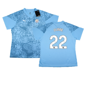 2023-2024 Man City Training Jersey (Light Blue) - Ladies (DUNNE 22)