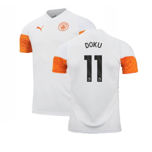 2023-2024 Man City Training Jersey (Marble) (Doku 11)