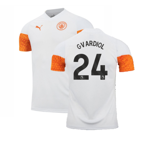 2023-2024 Man City Training Jersey (Marble) (Gvardiol 24)