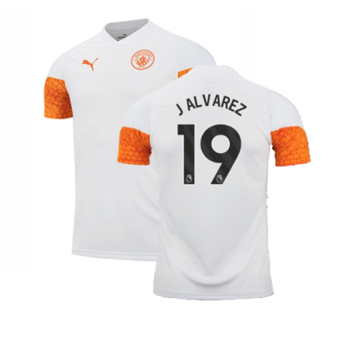 2023-2024 Man City Training Jersey (Marble) (J ALVAREZ 19)