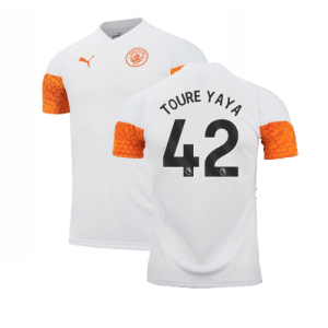 2023-2024 Man City Training Jersey (Marble) (TOURE YAYA 42)