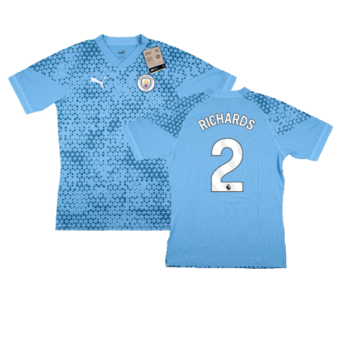 2023-2024 Man City Training Jersey Pro (Light Blue) (RICHARDS 2)