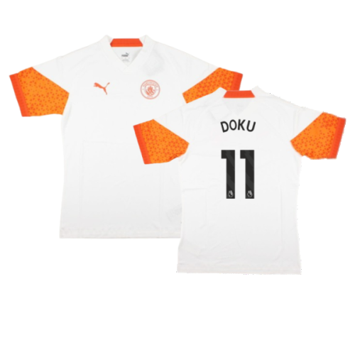 2023-2024 Man City Training Jersey Pro (Marble) (Doku 11)