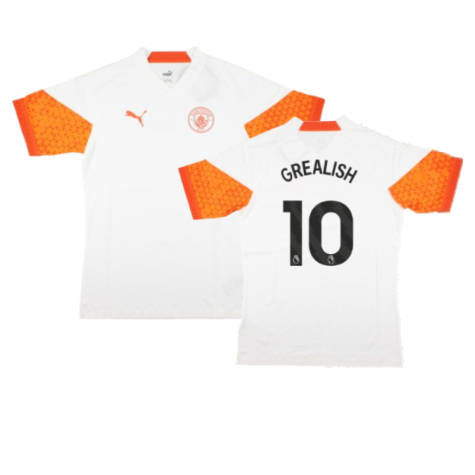 2023-2024 Man City Training Jersey Pro (Marble) (GREALISH 10)