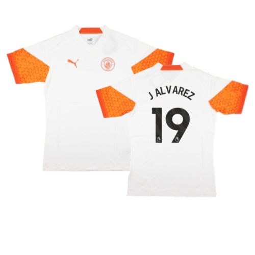 2023-2024 Man City Training Jersey Pro (Marble) (J ALVAREZ 19)