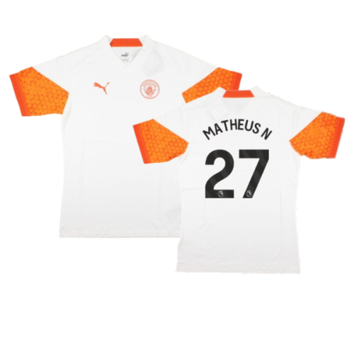 2023-2024 Man City Training Jersey Pro (Marble) (Matheus N 27)