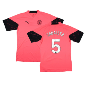 2023-2024 Man City Training Jersey Pro (Sunset Glow) (ZABALETA 5) 2023-2024 Man City Training Jersey Pro (Sunset Glow) (ZABALETA 5)