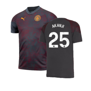 2023-2024 Man City Training Jersey (Strong Grey) (AKANJI 25)