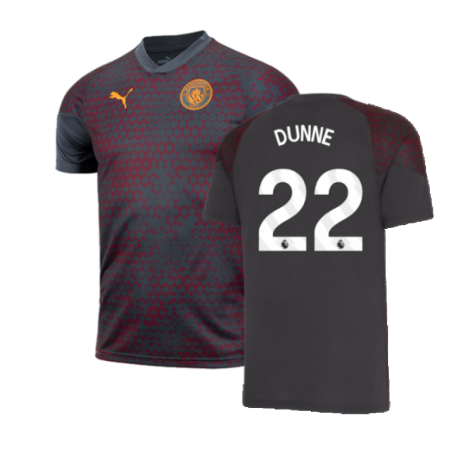 2023-2024 Man City Training Jersey (Strong Grey) (DUNNE 22)