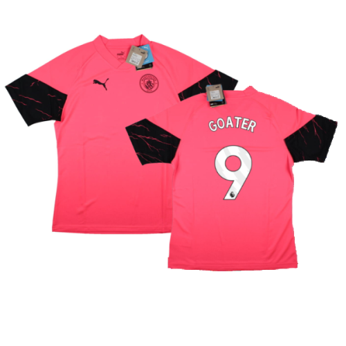 2023-2024 Man City Training Jersey (Sunset Glow) (GOATER 9)