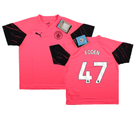 2023-2024 Man City Training Jersey (Sunset Glow) - Kids (FODEN 47)