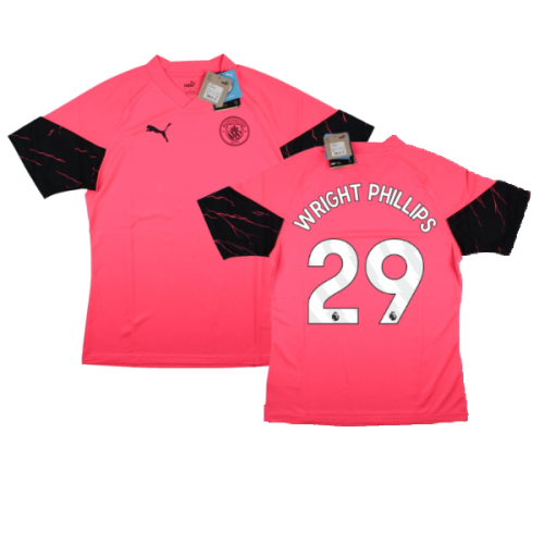 2023-2024 Man City Training Jersey (Sunset Glow) (WRIGHT PHILLIPS 29)