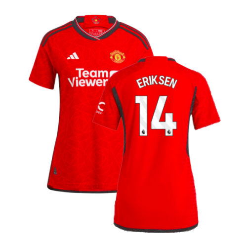 2023-2024 Man Utd Authentic Home Shirt (Ladies) (Eriksen 14)