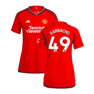 2023-2024 Man Utd Authentic Home Shirt (Ladies) (Garnacho 17)