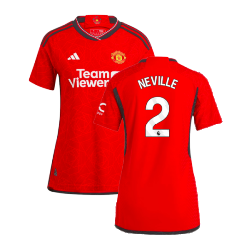 2023-2024 Man Utd Authentic Home Shirt (Ladies) (Neville 2)